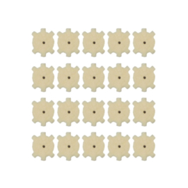 (5221) AR-15 AR15 Star Chamber Cleaning Pads - Kamerborstel vilt