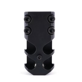 (8909) Clamp on muzzle brake for barrel Ø  20.2 - 21.2 mm cal. 6.5mm/ 6mm/.223