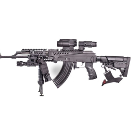 (3308) CAA CBS+ACP Verstelbare Kolf met Wangsteun Commercial spec. AR15 M4 kolf