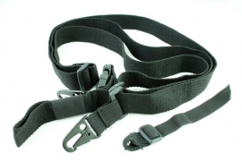 (1915) Tactical 3 point rifle sling black