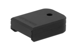 (4245) UTG PRO® +0 Base Pad, Glock Small Frame,, Matte Black Aluminum Magazijn Basepad