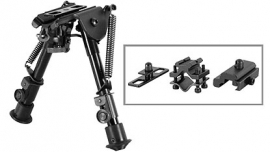 (2210) Precision Grade Bipod - Compact Friction with 3 adapters