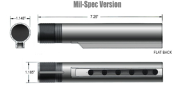 (8888) AR15 Carbine Enhanced Buffer Tube Kit Mil-Spec.