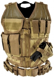 (2918) NcStar Tactical vest- Tan
