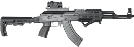 (2142) AK M-LOK Compatible AK47/ AK74 handbeschermer met 4 M-lok rails