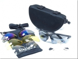 (1006) Daisy shooting Eye Protection Glasses (4 Lens)