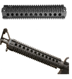 (2100) AR15 Rifle length quad rail 12 inch