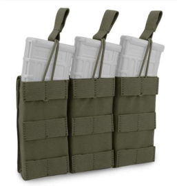 (4232 )Tripel magazijntas voor 3 AR15 / M16 of AK47 / AK74 magazijnen