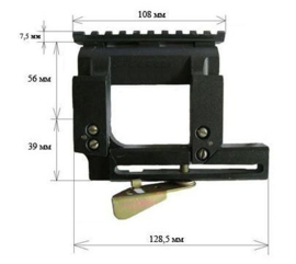 (1146) BP02 3035 Picatinny AK Seitenmontage