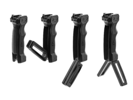 (4257) UTG D Grip with Ambi. Quick Release Deployable Bipod Zweibein