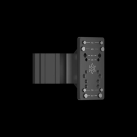 (1502)  Universelle Picatinny 45° Offset-Montage mit 4 Footprints