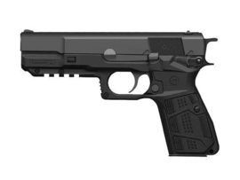 (9032) Recover tactical HPC Pistolengriff- und Schienensystem für Browning und FN Hi Power