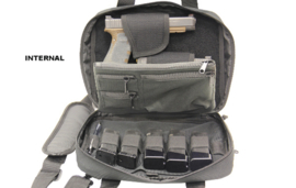 (3014) UTG Double Pistol Range Bag - Black