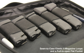 (3014) UTG Double Pistol Range Bag - Black