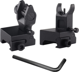 (1296) AR15 Flip-Up Backup Iron Sights