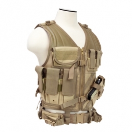 (2918) NcStar Tactical vest- Tan