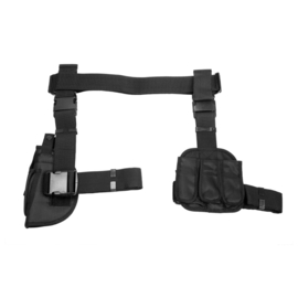 (4226) Universeel Drop Leg Holster met drievoudig magazijntasjes en koppelriem