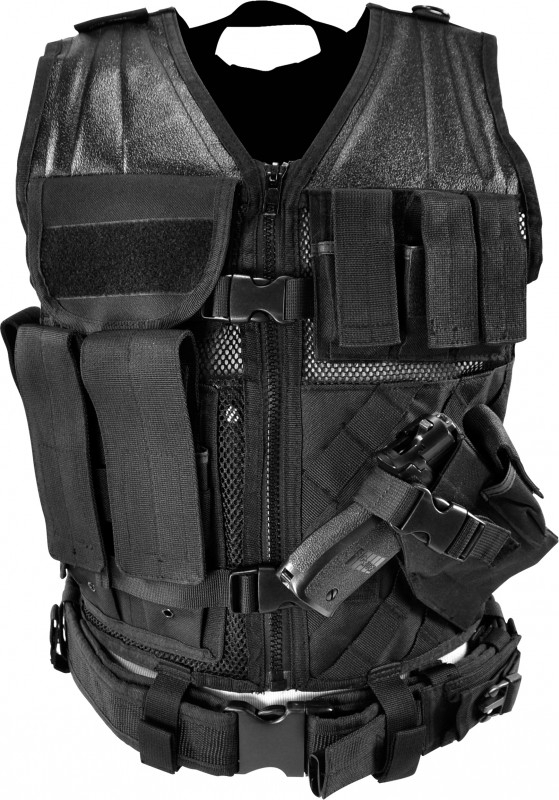 (2916) NcStar Tactical Vest - Black