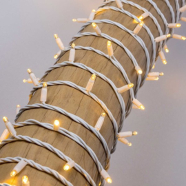 Kerstverlichting koppelbaar 10 meter 100 led lampjes - wit snoer