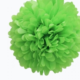 Pompon lime groen 50 cm