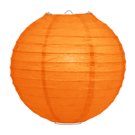 Lampion oranje papier 50 cm