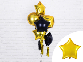 Folie ballon ster goud - 48 cm