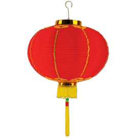 Rode Chinese lampion nieuwjaar 25 cm