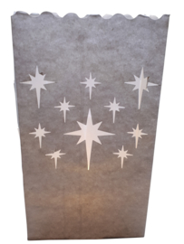 Candle bag Kristal Star - 10 grote kaarsenzakken