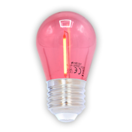 Led lamp Filament Transparant kleur mix - 4 stuks