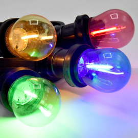 Led lamp Filament Transparant kleur mix - 4 stuks
