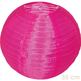 Nylon lampion candy roze voor buiten - 35 cm