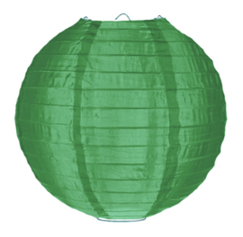 Nylon lampion donkergroen voor buiten - 35 cm