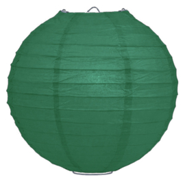 Lampion donkergroen papier 50 cm