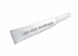 Lijm om eindkapje vast te lijmen