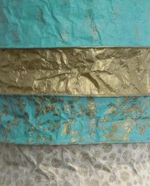 Boho lokta papieren hanglamp Saba
