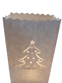 Candlebag Kerstboom - 10 kleine kaarsenzakjes