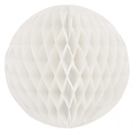Honeycomb bollen Wit ( off white ) - 32 cm