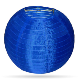 Nylon lampion donkerblauw voor buiten - 35 cm