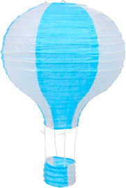 Lampion luchtballon blauw - 30 cm