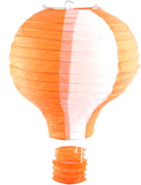 Lampion luchtballon oranje - 30 cm