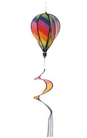Windmolen luchtballon gekleurde strepen