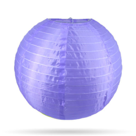 Nylon lampion paars voor buiten - 25 cm