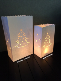 Candlebag Kerstboom - 10 kleine kaarsenzakjes