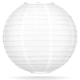 Lampion wit 65 cm rijstpapier