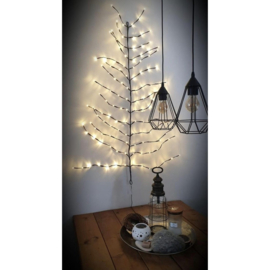 Countryfield Kerstboom Ziggy flexibel LED  bruin 100 cm