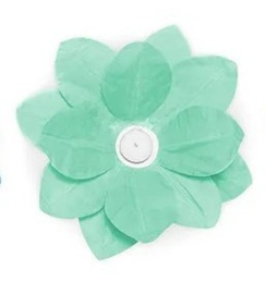 Waterlantaarn lotusbloem mintgroen 30 cm