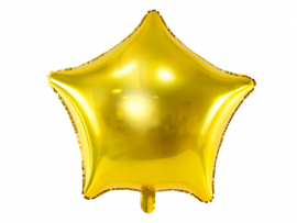 Folie ballon ster goud - 48 cm