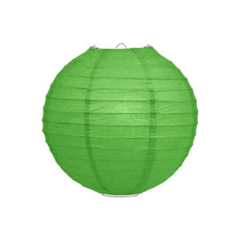 Lampion groen papier 20 cm