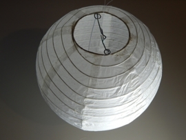 Lampion wit 20 cm rijstpapier