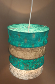 Boho lokta papieren hanglamp Saba